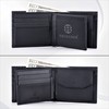 TRUSADOR Treviso Mens Wallets Bifold Leather with Coin Pocket Rfid