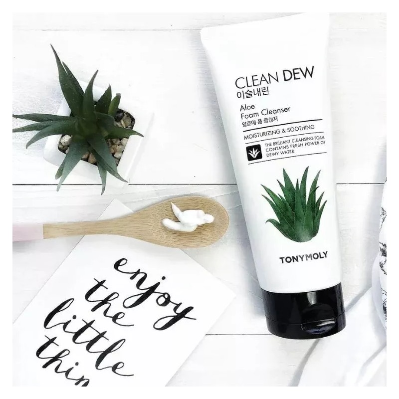COMERCIALIZADORAGENMX Espuma Facial Limpiadora De Aloe Tonymoly Original