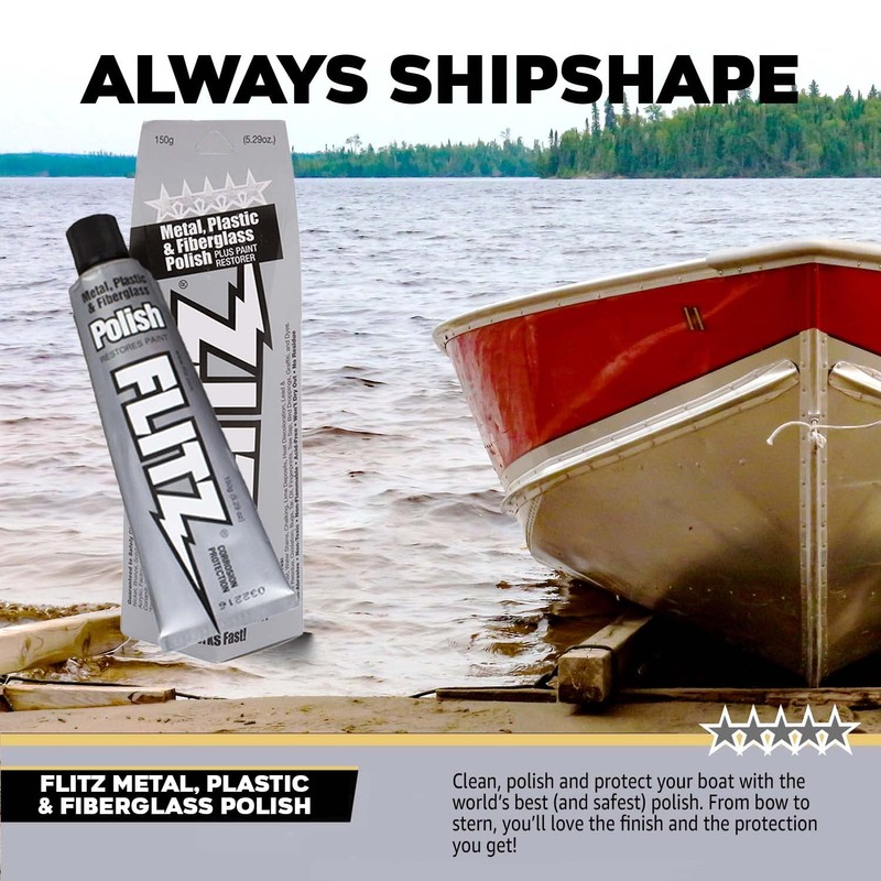 Flitz Multi-Purpose Metal Polish Paste - 5.29oz Tube of USA-Made