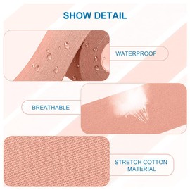 Face Lifting Tape, 2 Pieces Face Lift Tape, 2.5 cm x 5 m Lifting Tapes Face, Anti Wrinkle Patches, Anti Wrinkle Patches, Anti-Wrinkle Face Tape, Face Tape Against Wrinkles Patch (Beige)