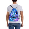 LRERNAJF Eat Sleep Dance Repeat Drawstring Backpack Gym String Bag