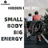 ROCKBROS Bike Bell, Hidden Bicycle Bell with Clear& Long Sound,