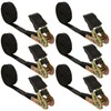 6Pack Ratchet Straps, 20Ft Ratchet Tie Down Straps, 1700 LB