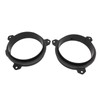 1 Pair 6.5in Door Speaker Spacer Wire Harness Kit Black