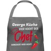Geschenk mit Namen personalisiert by Shirtracer - Apron - Cooking