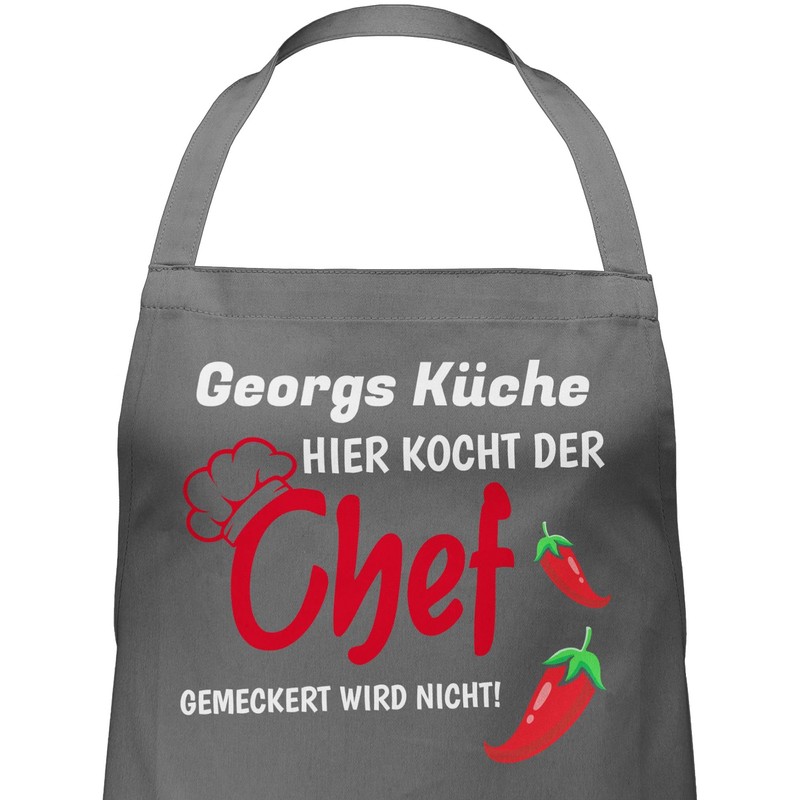 Geschenk mit Namen personalisiert by Shirtracer - Apron - Cooking