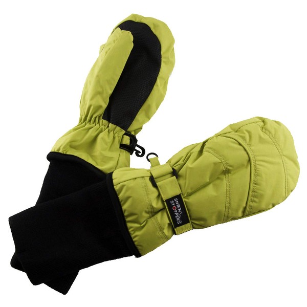 SnowStoppers Kids Waterproof Long Cuff Winter Mittens (X-Large (7-12 years),