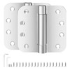 Self-Closing Door Hinges 4 Inch, Heavy Duty Spring Loaded, Adjustable