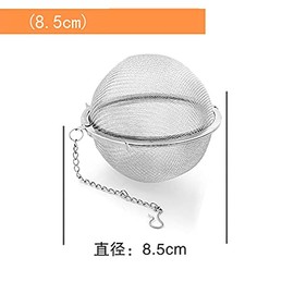 Tea Infuser, 304 Stainless Steel Mesh Tea Infuser Filter Tea Strainer Balls Premium Tea Filter Loose Tea Leaves Tea Infuser Tools (8.5cm)