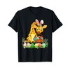 Happy Easter Bunny Giraffe Holding Easter Egg Basket T-Shirt