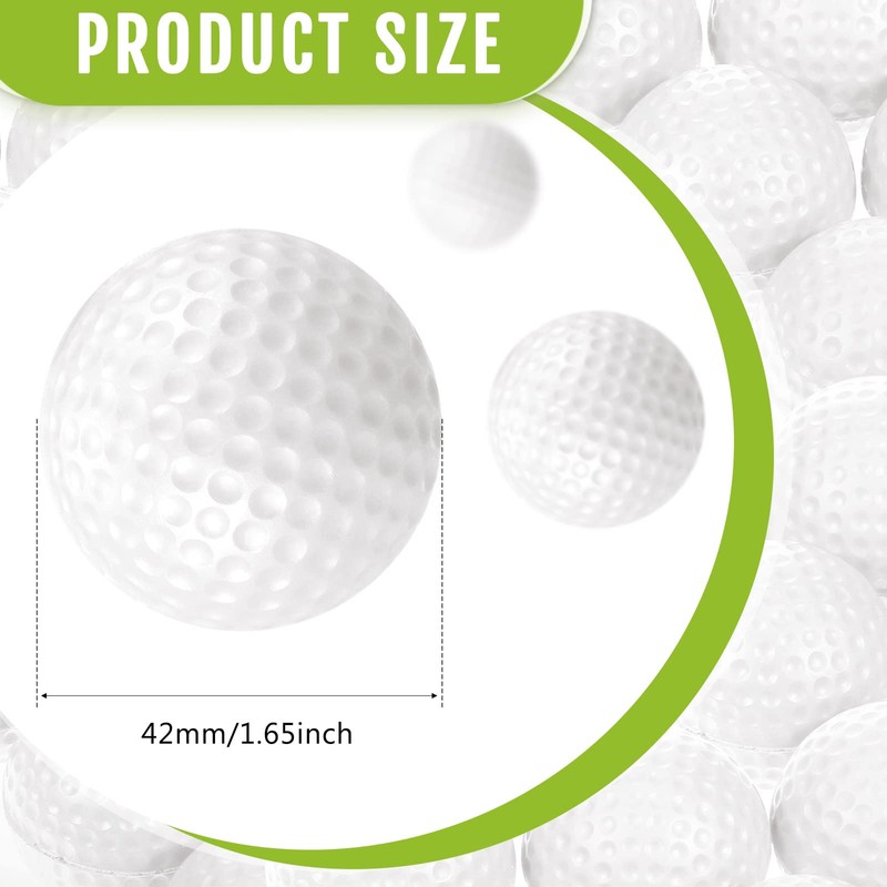 Junkin 80 Pcs Foam Golf Practice Balls Realistic Feel and