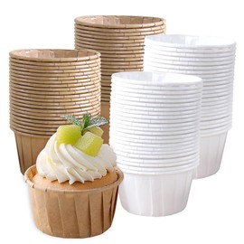 Muffin Cases Paper Small Pack of 100 Mini Muffins Paper Cases Muffin Mould Paper Muffin Cupcake Cases for Birthdays Weddings Party