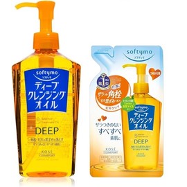 Kose Softymo Deep Cleansing Oil 230ml & Refill 200ml Made in Japan
