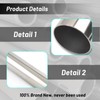 2.25 Inch DIY Stainless Steel Exhaust Muffler Straight Pipe, Tailpipe
