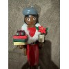North Pole Trading Co. Nutcracker Holiday 14" AA Shopper Girl