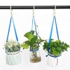 uxcell 16 Pack S Shaped Hooks Plastic Hanger for Kitchen