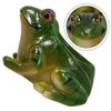 Gatuida Frog Shaped Ceramic Flowerpot Cute Desktop Planter for Succulents