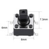 sourcing map 6x6x7.3mm Momentary Panel PCB Surface Mounted Devices SMT