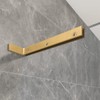 LukLoy Fixed Glass Shower Panel Wall to Glass Support Bar,