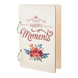 SUPERDANT Happy Moment Greeting Card Organizer Birthday Gift Card Holder Flowers Cards Keeper Storage Keepsake Book Binder Post Cards Photo Album Holder Wedding Planner Journal Keepsake Gifts