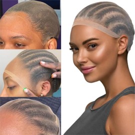 Amanda Hair Wig Cap For Lace Frontal Closure Wigs Soft Thin & Breathable Invisible Elastic Wig Cap