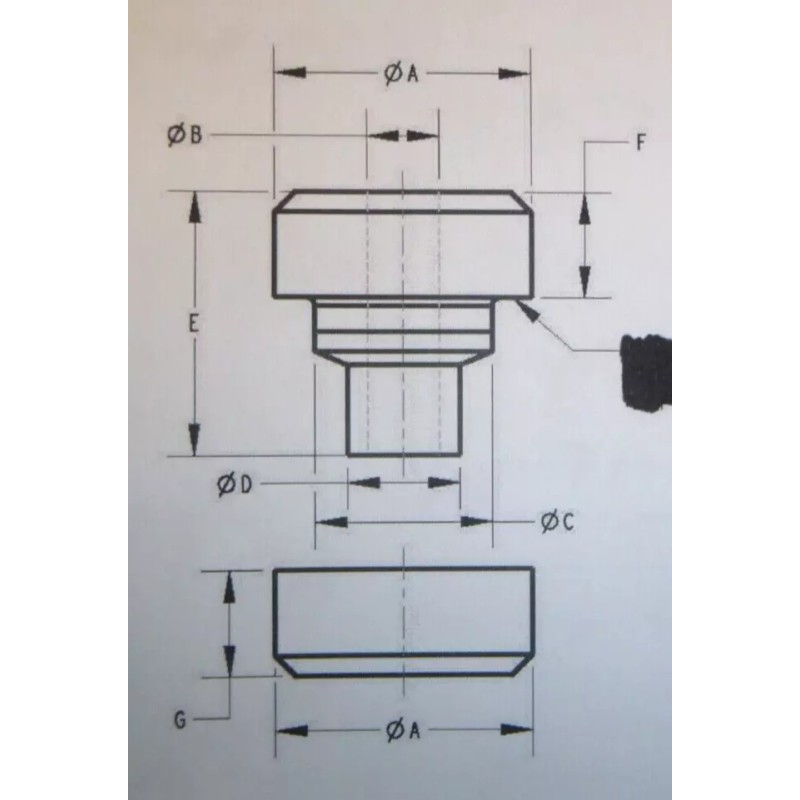 EBCO 4x Rubber Vibration Mount Isolator Damper For 3/8" Bolt