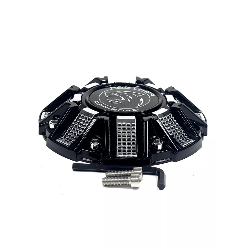Panther Off-Road Gloss Black Chrome Wheel Center Cap CAP OR-D2