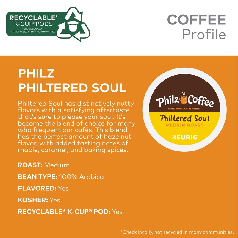 Philz Coffee K-Cup® Pod Coffee, Single Serve Keurig® K-Cup® Pods,