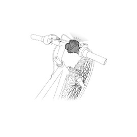 PETZL Bike Adapt Plate 2 ヘッドランプを自転車のハンドルバーやシートポストに固定するためのマウントプレート