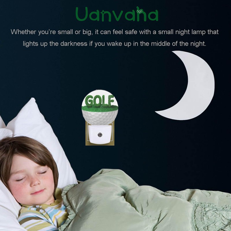 Uanvaha Golf Ball Night Light Half Golf Ball with Grass