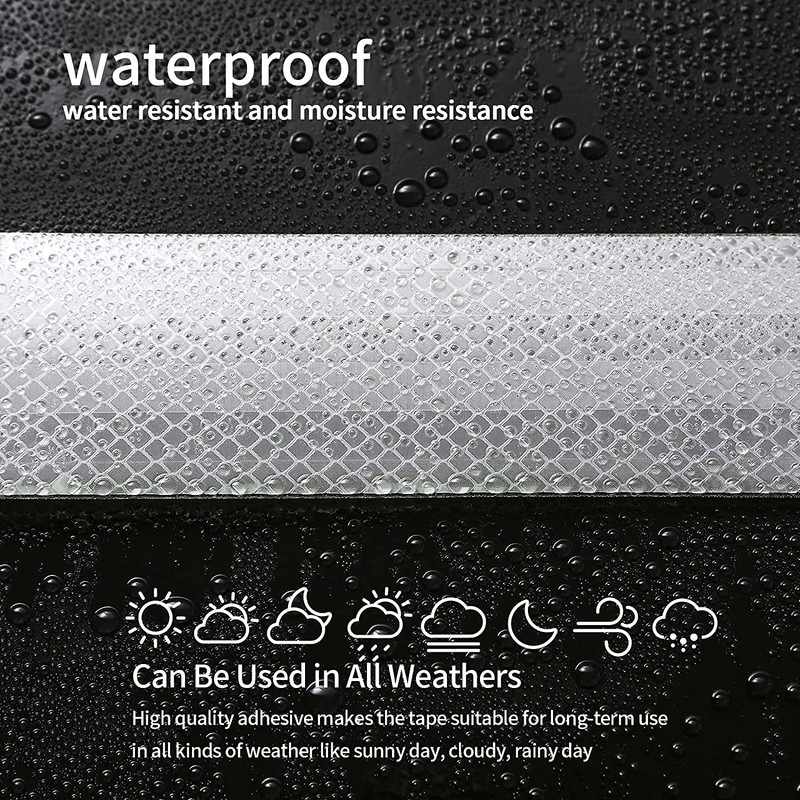 XFXIA Reflective Tape, Waterproof Self Adhesive Dot Reflective Tape Outdoor