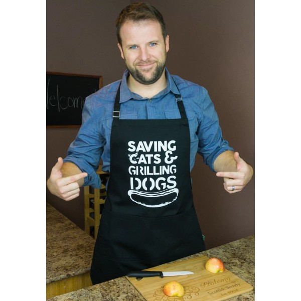 ApronMen Everyday Superhero Funny Apron for Your Dad, Brother or