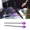 Maple Handles and Purple Woolen Yarn Head Soft Keyboard Marimba
