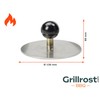 Grillrost.com Das Original Burger Smasher - Mega Stable Stainless Steel