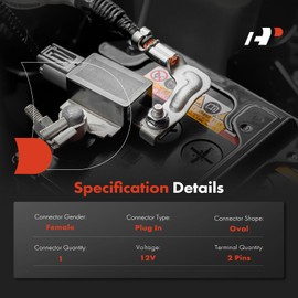A-Premium Battery Current Monitor Sensor Module Compatible with Ford F-150 F150 2015-2019, Fusion 2013-2019, Edge 2016-2019 & Lincoln MKZ 2013-2019