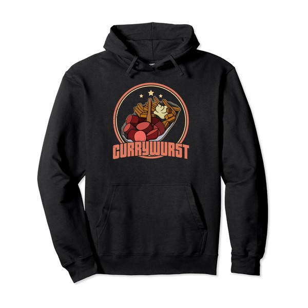 Currywurst sausage German food grilled Bratwurst Germany Pullover Hoodie