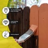 Mister Rui 3-Pack 2 Inch Angled Paint Brushes, Short Handle