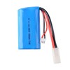 HHZ 2 pcs 7.4V 1500Mah EL-2P Plug li-on Battery for