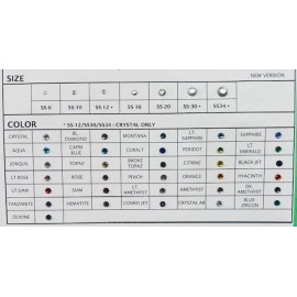 Unbranded 7200 PCs  Clear Size ss6 glass rhinestones flatback hotfix