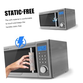 CAXUSD 2pcs Refrigerator Handle Gloves Oven Mittens Coffee Appliance Handle Cover Oven Gloves Fridge Door Handle Oven Handle Cover Door Handle Protector Oven Mitts Lace Lavender