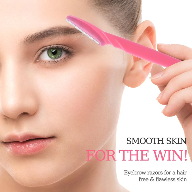 40pcs Eyebrow Razor for Women, Face Shaver Kit Dermaplaning Tool