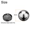 sourcing map 500pcs Chrome Steel Bearing Balls 5mm Precision Balls,