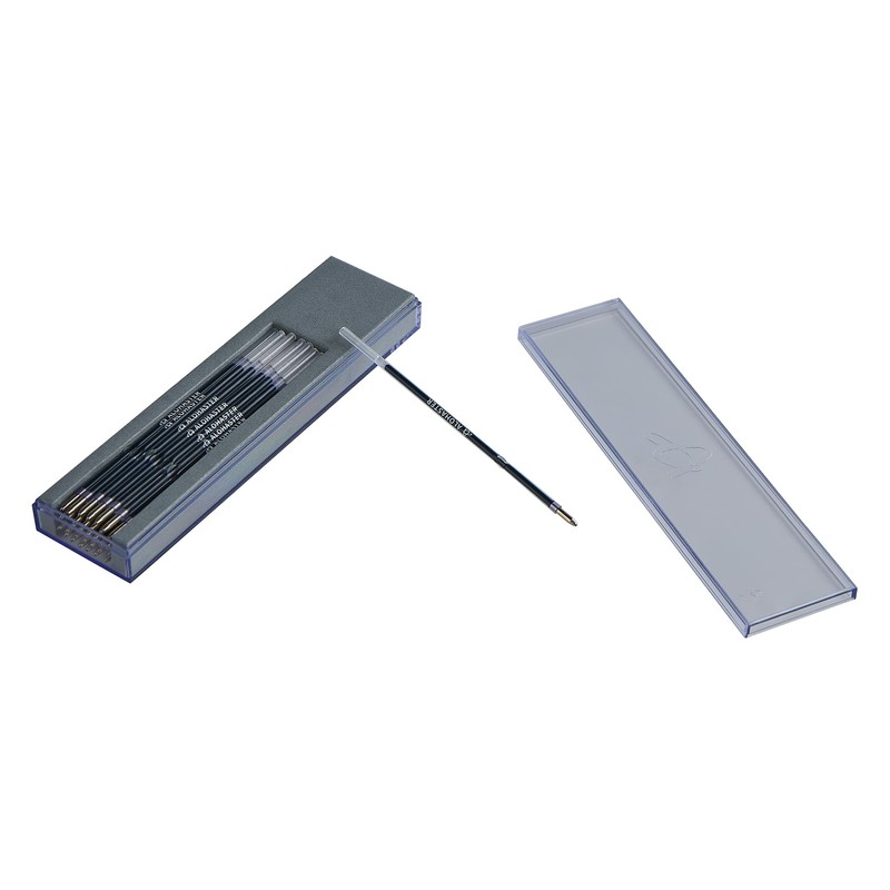 Alohaster Refills 107 mm, for Click Retractable Ballpoint Pens, Free-Flowing