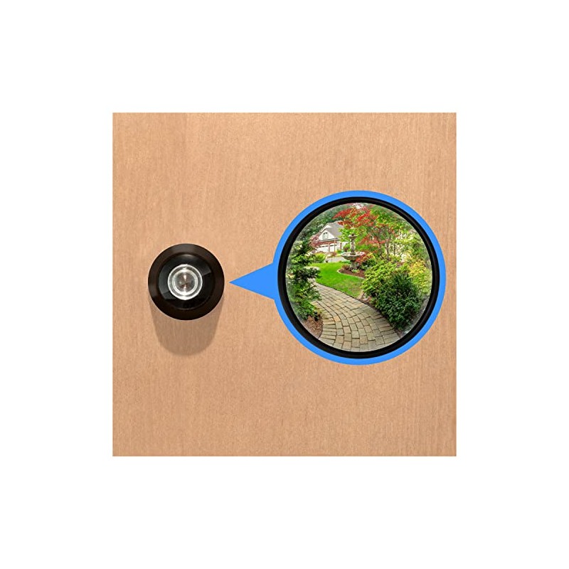 Nuk3y 220 Degree Wide Angle Heavy Duty Door Viewer (2