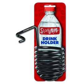 SwirlyGig SG1000 Original Drink Holder for 1/2 Tubing, Black