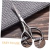 BIUDECO 2pcs Stainless Steel Eyebrow Scissors Precision Grooming Scissors for