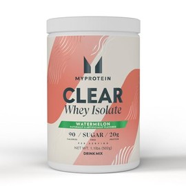Myprotein Clear Whey Isolate Protein Powder, 20 Servings (1.1lbs) Watermelon, 20g Protein per Serving, Naturally Flavored Drink Mix, Daily Protein Int