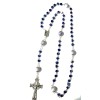 J.C. WALSH & SONS DARK BLUE RESIN ROSARY 36" BEADS