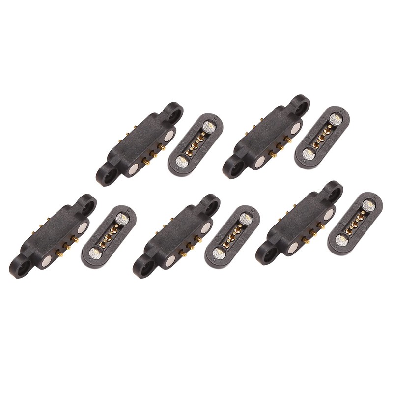 Liseng 5 Pairs Spring Loaded Magnetic Pogo Pin Connector 3