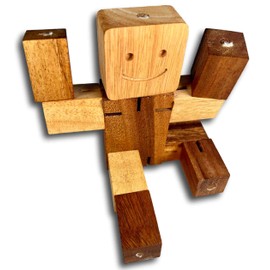 Woodie Man - Bendable Wooden Person